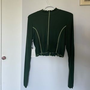 Aritzia Sunday Best Cropped Mock Neck (nwt)